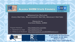 Washington Outlook: Civics Matters, Relationships Matter, Advocacy Matters