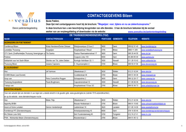 CONTACTGEGEVENS Bilzen