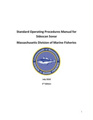 Standard Operating Procedures Manual for Sidescan Sonar Massachusetts Division of Marine Fisheries