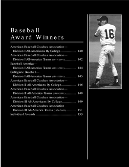 2002 NCAA Baseball and Softball Records Book