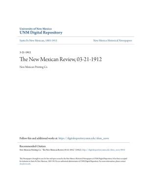 The New Mexican Review, 03-21-1912