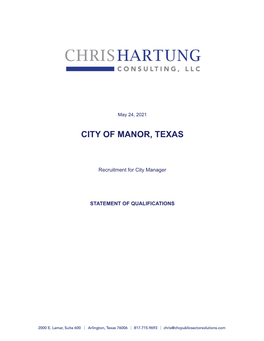 City of Manor, Texas