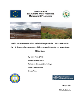 Potential Assessment of Flood-Based Farming on Lower Omo Ghibe Basin
