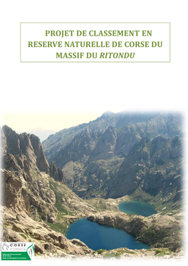 Projet De Classement En Réserve Naturelle De Corse Du Massif Du Ritondu