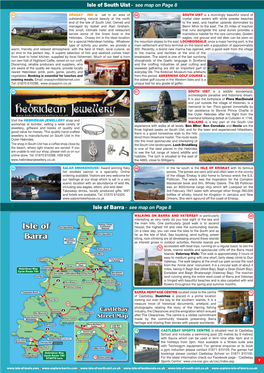 Isle of Barra - See Map on Page 8