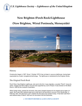 New Brighton Lighthouse, New Brighton, Wirral Peninsula
