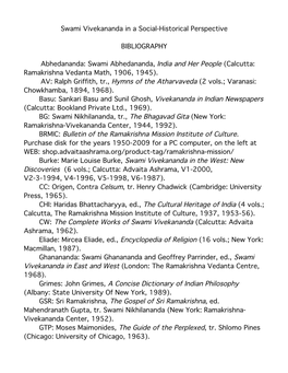 BRMIC: Bulletin of the Ramakrishna Mission Institute of Culture. Burke
