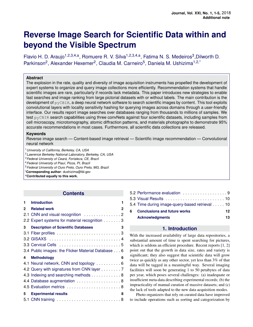 Reverse Image Search for Scientific Data Within and Beyond the Visible