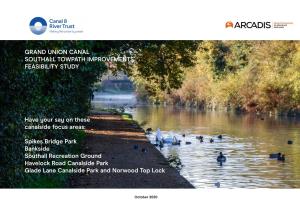 Grand Union Canal Southall Towpath Improvements Feasibility Study