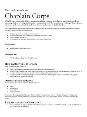 Navy Chaplain Corps