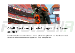 Browns Setzen Myles Garrett Auf Die Reserve/COVID-19 Liste,Odell