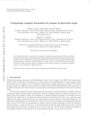 Computing Complex Horseshoes by Means of Piecewise Maps