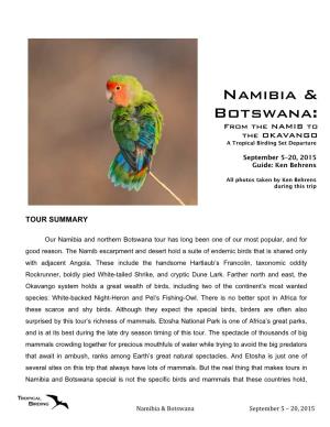 Namibia & Botswana