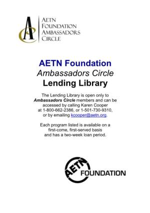 Download 2015 Lending Library (PDF)