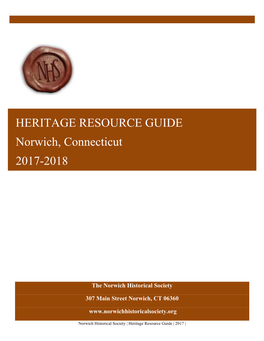 Heritage Tourism Report 2017-2018