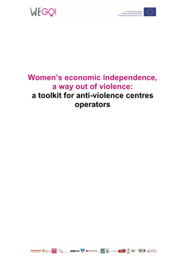 Women's Economic Independence, a Way out of Violence: a Toolkit for Anti