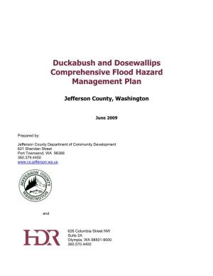 Duckabush and Dosewallips Comprehensive Flood Hazard Management Plan