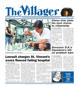 Lawsuit Charges St. Vincent's Execs Fleeced Failing Hospital