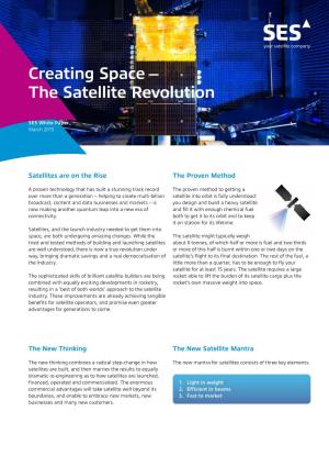 Creating Space – the Satellite Revolution