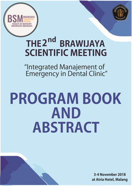 Program Book and Abstract Brawijaya Scientific Meeting (BSM)