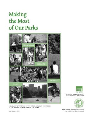 Making the Most of Our Parks