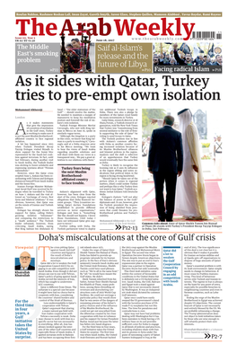 As It Sides with Qatar, Turkey Tries to Pre-Empt Own Isolation