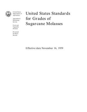 U.S. Grade Standards for Sugarcane Molasses