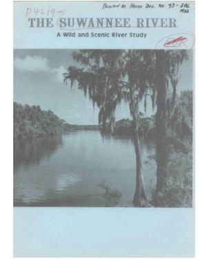Suwannee River Study Report, Florida & Georgia