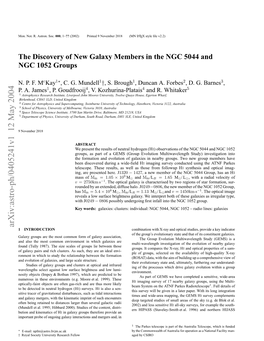 The Discovery of New Galaxy Members in the NGC 5044 and NGC 1052 Groups