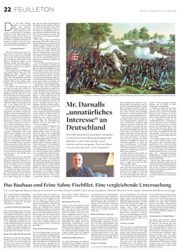 Mr. Darnalls „Unnatürliches Interesse“ an Deutschland