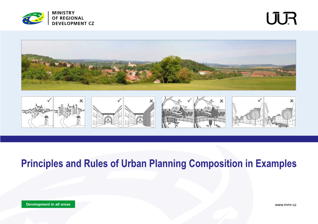 Principles and Rules of Urban Planning Composition in Examples