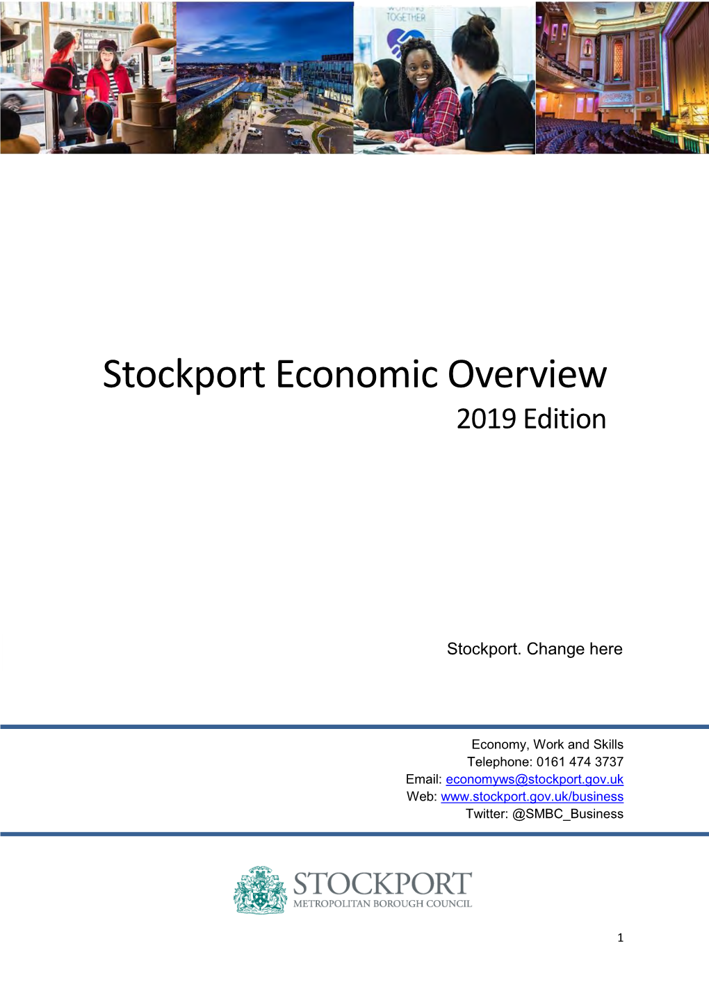 Stockport Economic Overview 2019 Edition