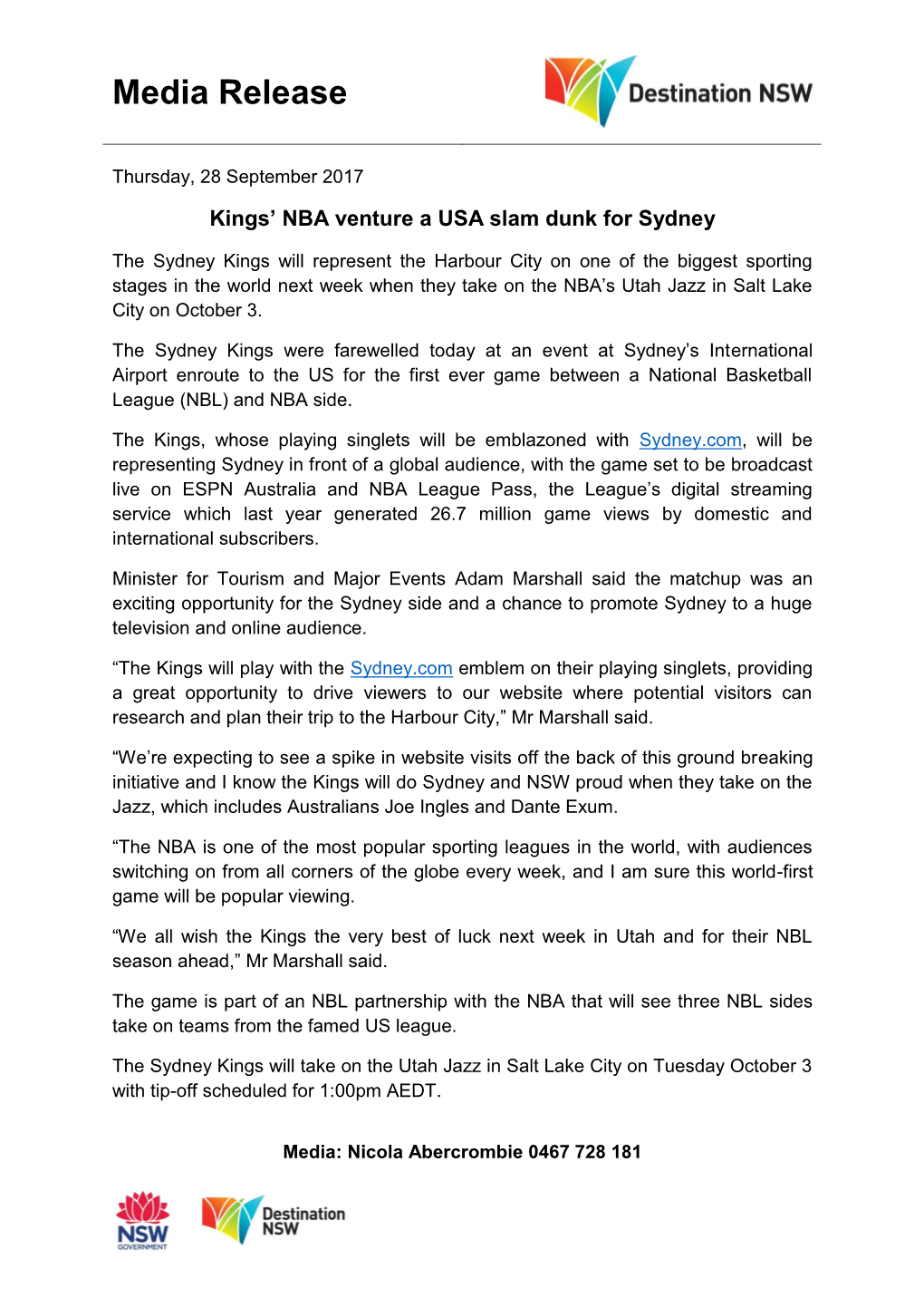 Kings' NBA Venture a USA Slam Dunk for Sydney