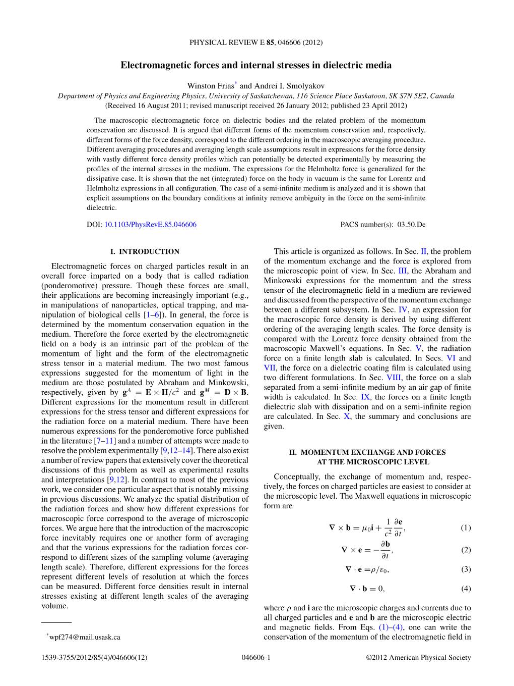 Electromagnetic Forces and Internal Stresses in Dielectric Media