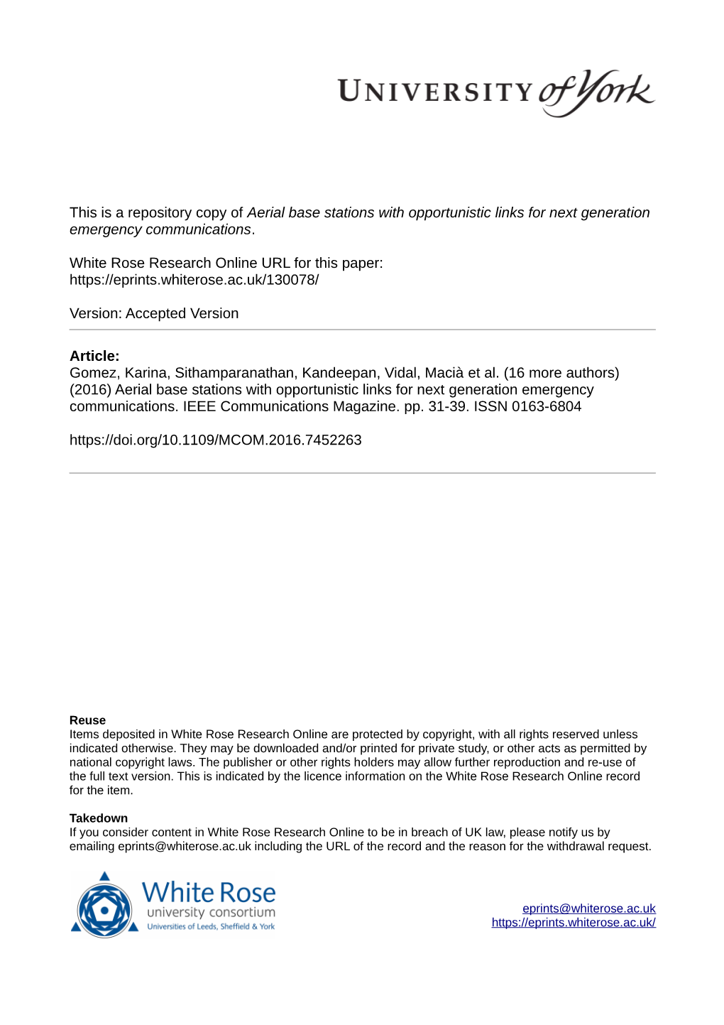 Aerial Base Stations with Opportunistic Links for Next Generation Emergency Communications