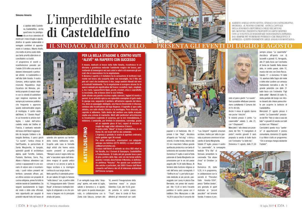 L'imperdibile Estate Di Casteldelfino