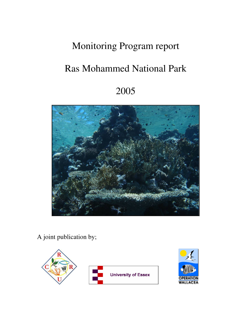 Monitoring Program Report Ras Mohammed National Park 2005