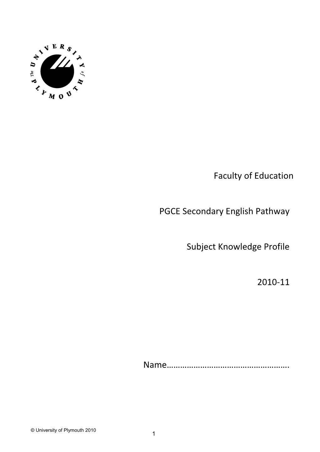 Audit Of Knowledge, Understanding And Skills In English