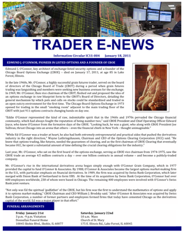 IC11-004 Trader E-News