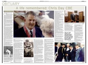 A Life Remembered: Chris Day CBE