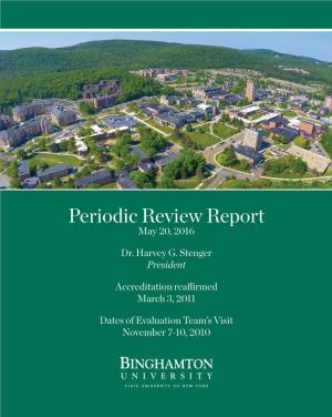 Binghamton University Periodic Review Report