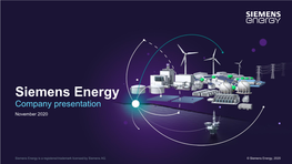 Siemens Energy Presentation