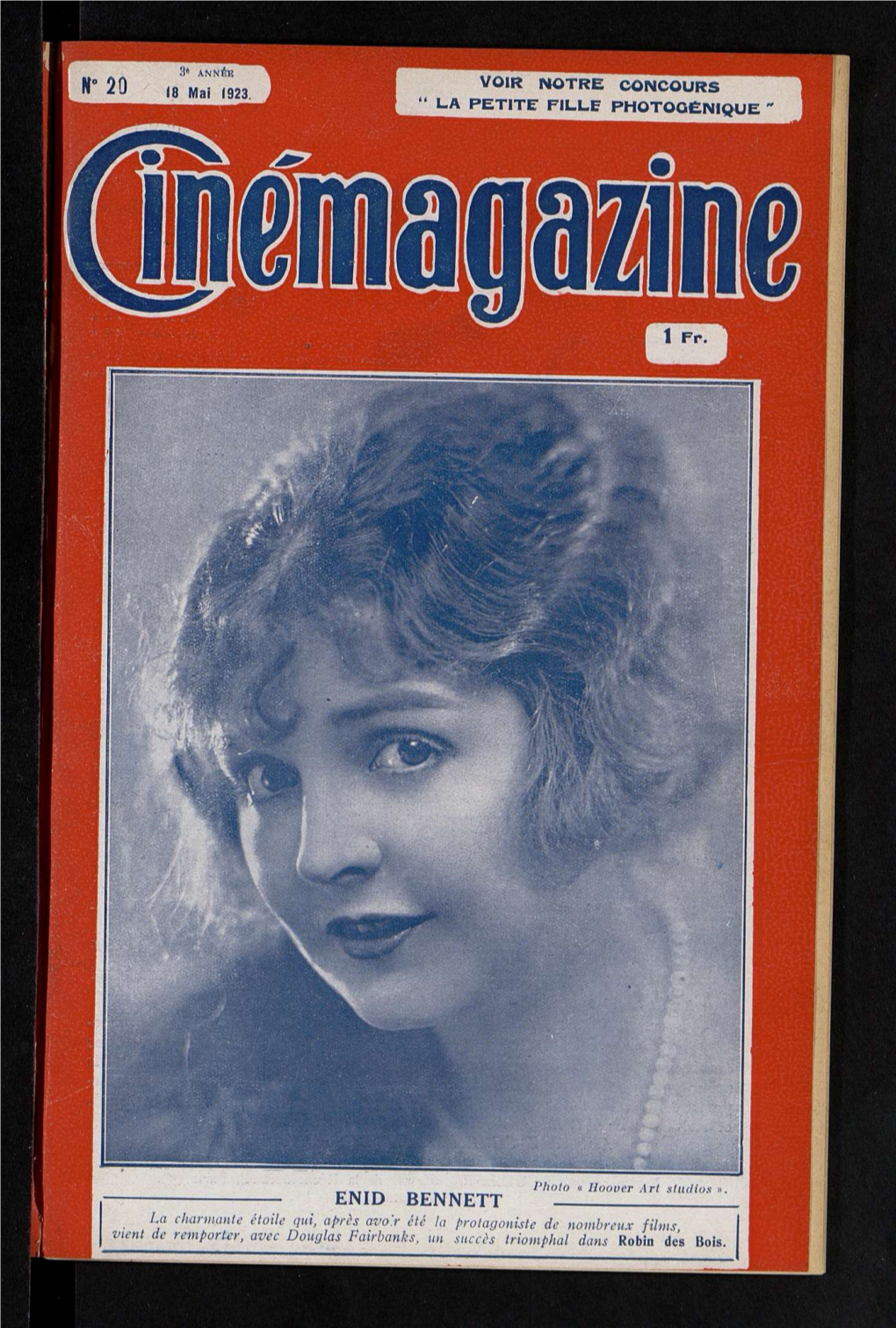 Cinémagazine 1923 N°20, 18/05/1923