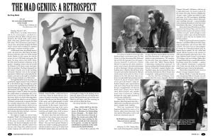THE MAD GENIUS: a RETROSPECT to John Barrymore