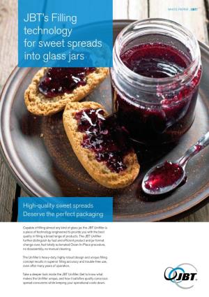 JBT's Filling Technology for Sweet Spreads Into Glass Jars