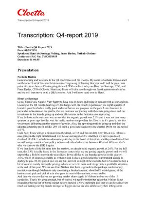 Q4-Report 2019