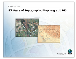 125 Years of Topographic Mapping at USGS
