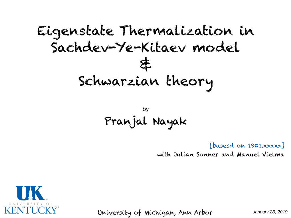 Eigenstate Thermalization in Sachdev-Ye-Kitaev Model & Schwarzian Theory