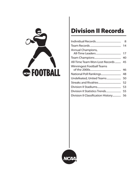 Division II Records