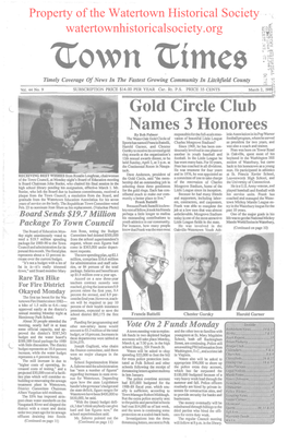 Gold Circle Club Names 3 Honorees